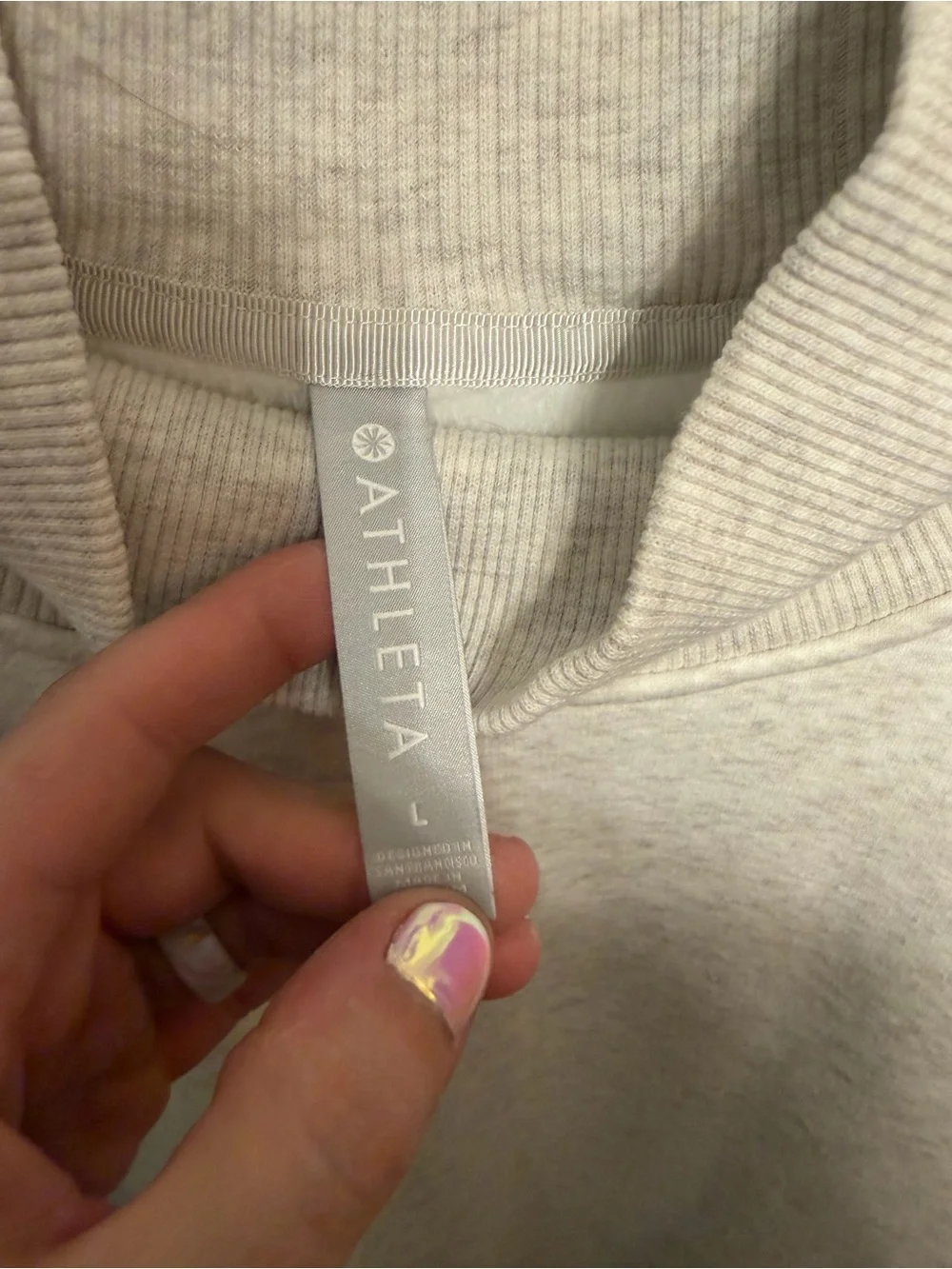 Athleta cozy cream